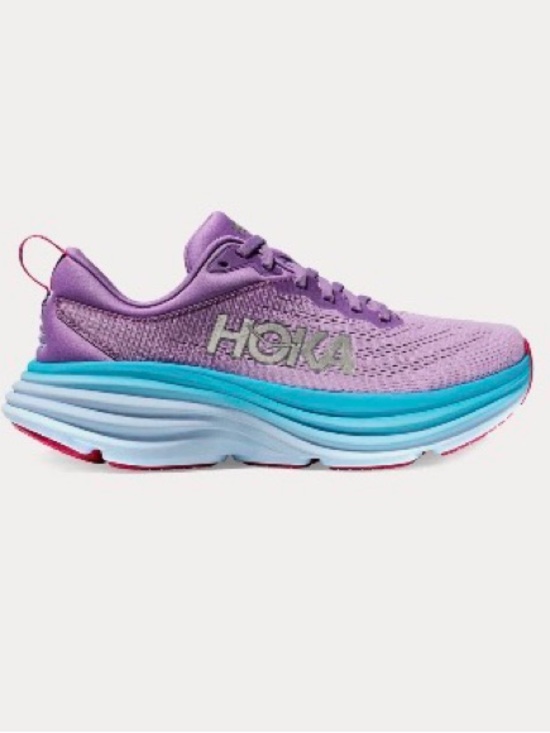 Hoka One One Shoes - Hoka WOMEN'S BONDI 8 CHALK VIOLET/PASTEL LILAC Sz 11B